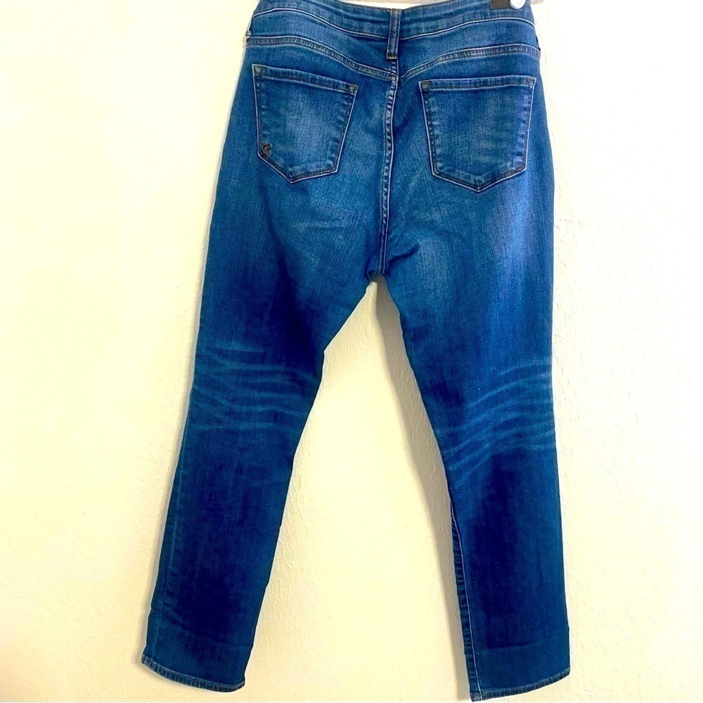 Kut From The Kloth Women’s Size 6 DISTRESSED High-Rise Baby Bootcut Jeans - Picture 13 of 15
